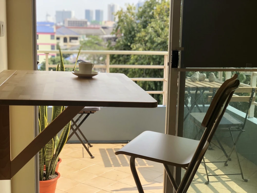 Sell The Log at Sukhumvit 101/1, corner room with privacy, wide balcony, tangible price, hurry to book