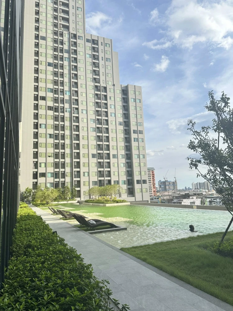 For sale: The Living Ramkhamhaeng, high floor, furnished, ready to move in, reserve now++