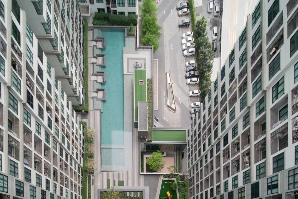For sale: The Base Chaengwattana, 22nd floor, very high, beautiful view, open view, well decorated, very livable, good like this, reserve now.
