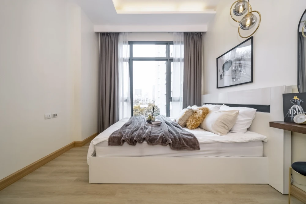 For sale: Mayfair Place Sukhumvit 50, 5th floor, spacious room, beautifully decorated, complete facilities, don't just look.