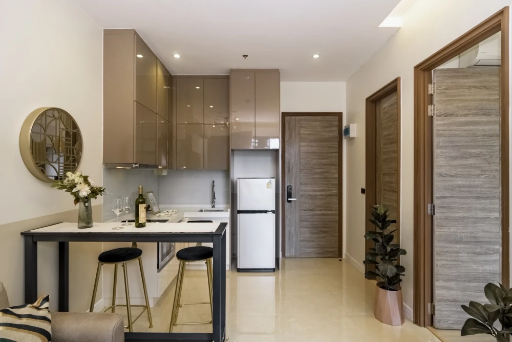 For sale: Mayfair Place Sukhumvit 50, 5th floor, spacious room, beautifully decorated, complete facilities, don't just look.