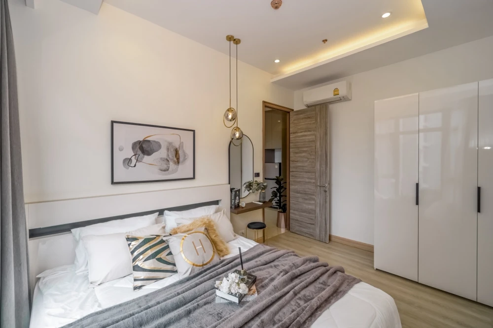 For sale: Mayfair Place Sukhumvit 50, 5th floor, spacious room, beautifully decorated, complete facilities, don't just look.