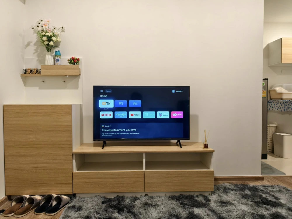 For sale: Sena Kit Srinakarin - Sri Dan, Building B, 5th floor, just the right height, with built-in wardrobes and storage cabinets. Interested? Reser