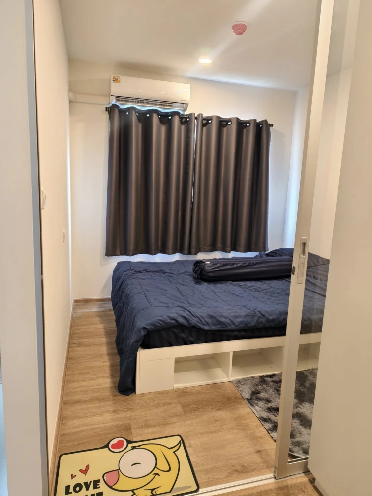 For sale: Sena Kit Srinakarin - Sri Dan, Building B, 5th floor, just the right height, with built-in wardrobes and storage cabinets. Interested? Reser