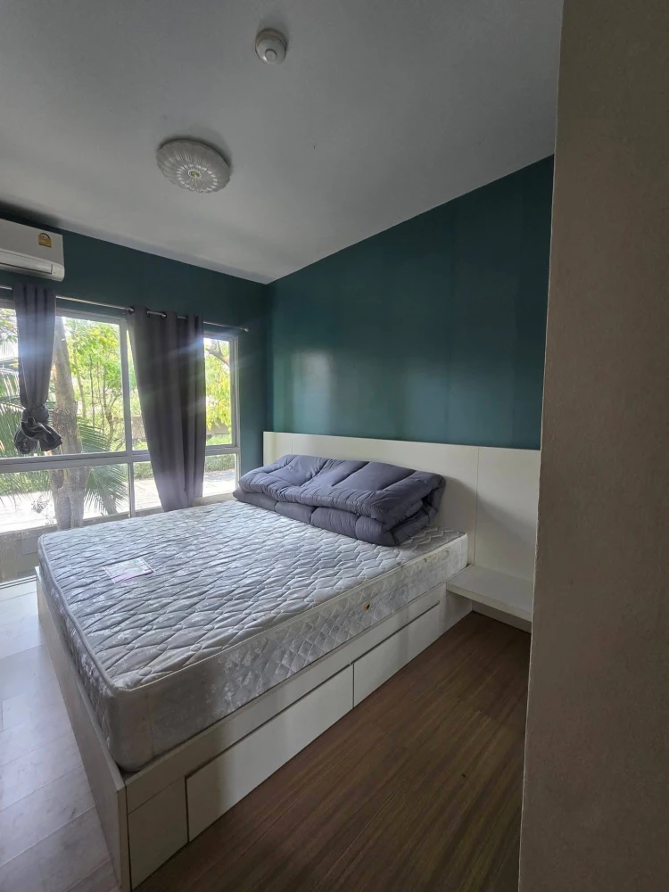 For sale: A Space Kaset, 36 sq.m. unit on the 2nd floor, with a pleasant garden view. Fully furnished and ready to move in.