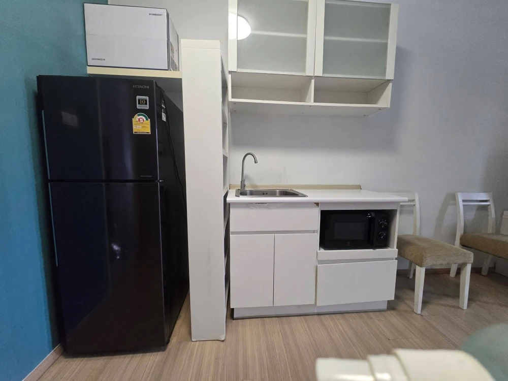 For sale: A Space Kaset, 36 sq.m. unit on the 2nd floor, with a pleasant garden view. Fully furnished and ready to move in.
