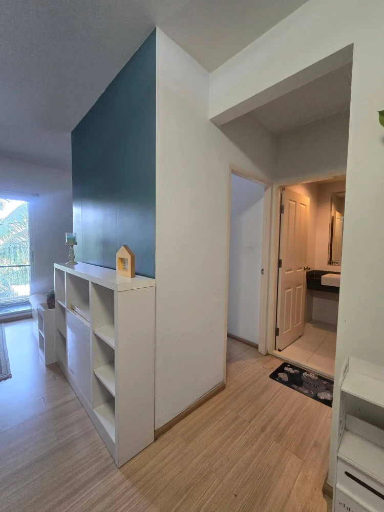 For sale: A Space Kaset, 36 sq.m. unit on the 2nd floor, with a pleasant garden view. Fully furnished and ready to move in.