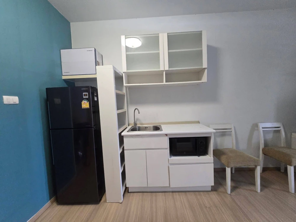 For sale: A Space Kaset, 36 sq.m. unit on the 2nd floor, with a pleasant garden view. Fully furnished and ready to move in.