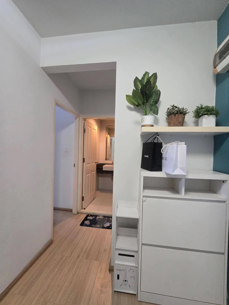 For sale: A Space Kaset, 36 sq.m. unit on the 2nd floor, with a pleasant garden view. Fully furnished and ready to move in.