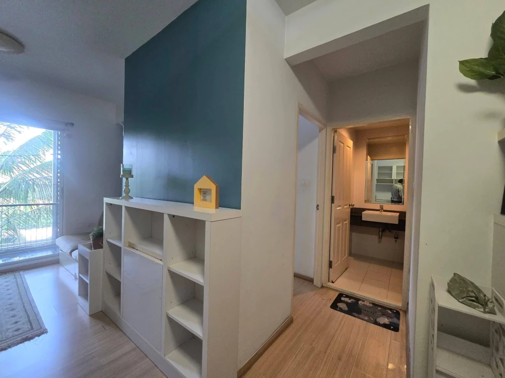 For sale: A Space Kaset, 36 sq.m. unit on the 2nd floor, with a pleasant garden view. Fully furnished and ready to move in.