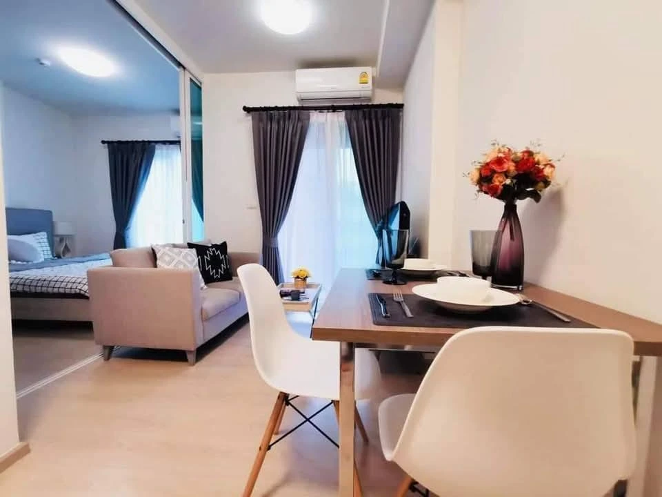 For sale: Chapter One Eco Ratchada-Huai Khwang, 3rd floor, north-facing room, no sunlight, cool and comfortable all day, well decorated, reserve now b