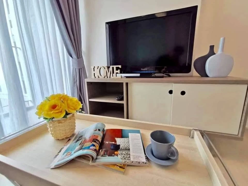 For sale: Chapter One Eco Ratchada-Huai Khwang, 3rd floor, north-facing room, no sunlight, cool and comfortable all day, well decorated, reserve now b