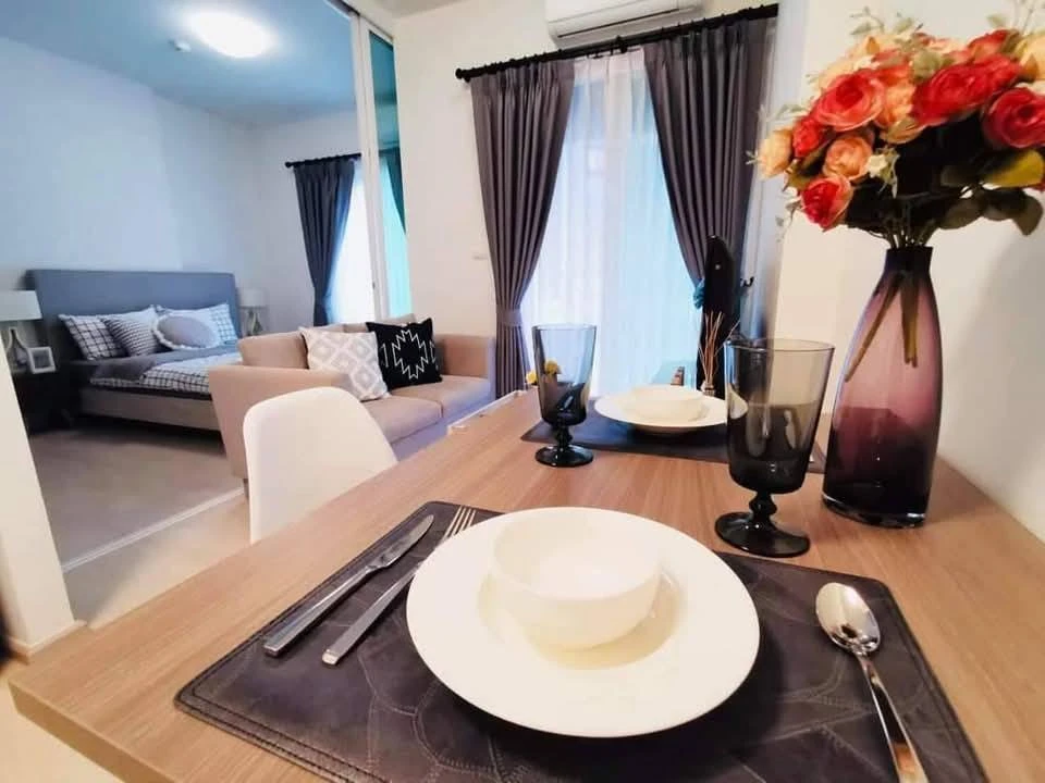 For sale: Chapter One Eco Ratchada-Huai Khwang, 3rd floor, north-facing room, no sunlight, cool and comfortable all day, well decorated, reserve now b