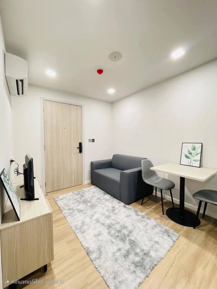 For sale or rent: Atmoz Flow Minburi, clean, airy, very comfortable room, simply decorated but complete, hurry up and grab it.