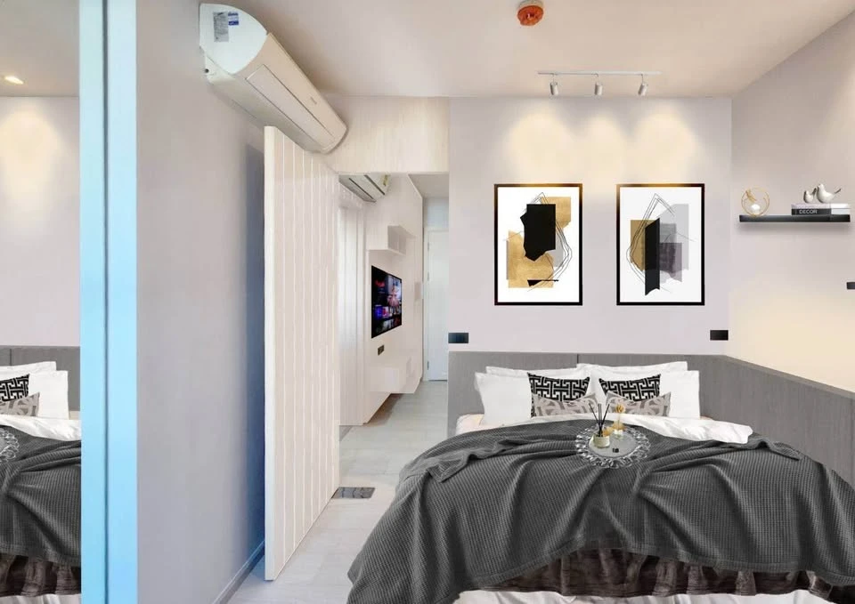 For sale: Aspire Ladprao 113, 8th floor, size 28.72 sq m., fully furnished, ready to move in.