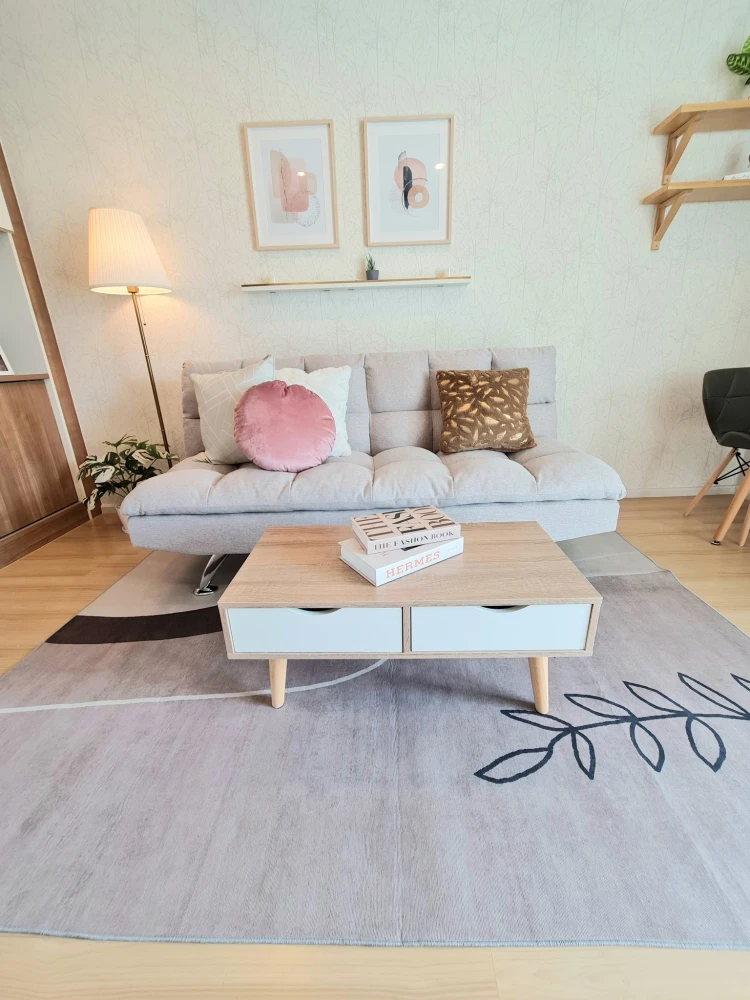 For sale: Happy Condo Lat Phrao 101, quiet, lots of food, beautifully decorated room, complete set of furniture. You will regret it if you miss it.