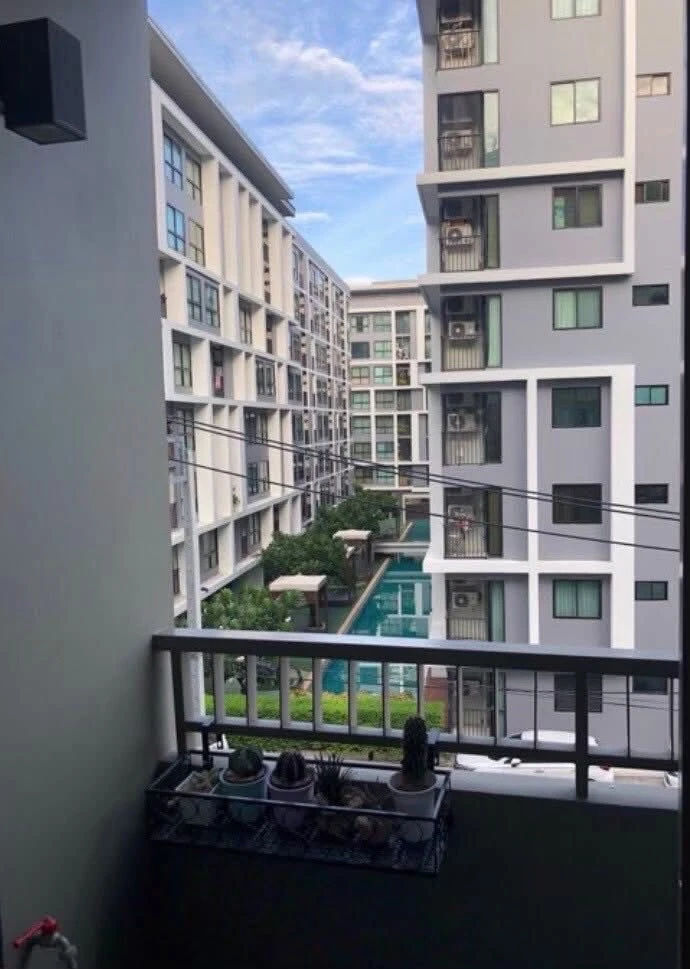 For sale: Metroluxe Ratchada project, ready to move in, complete with furniture and electrical appliances, good price, buy now!