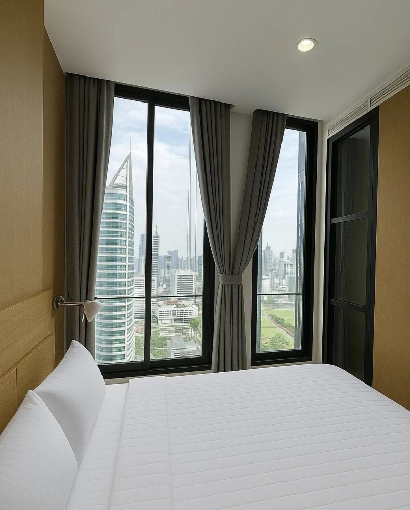 For sale: Noble Ploenchit, 35th floor, fully furnished, nice to live in, reserve now, don't miss out, hurry!