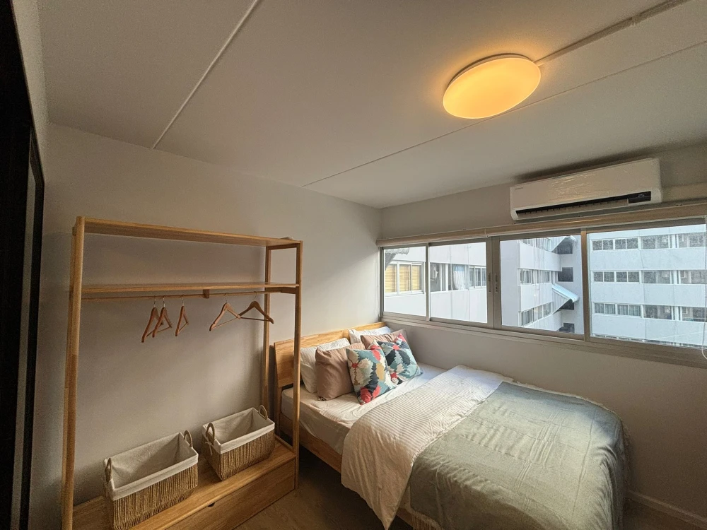 For sale: Mori Condominium, Muang Thong Thani, 4th floor room, swimming pool view, fully decorated, minimalist style, this comfortable place to live,