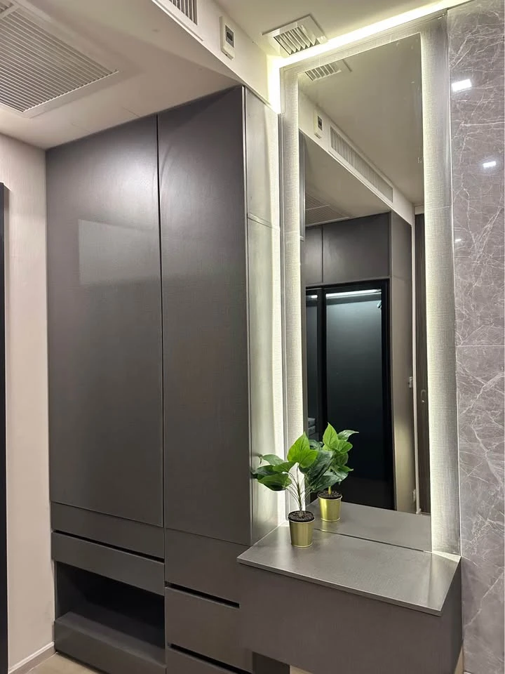 For sale, for rent, Ashton Asoke, 33rd floor, very high, beautifully decorated, built-in, great city view, ready to move in