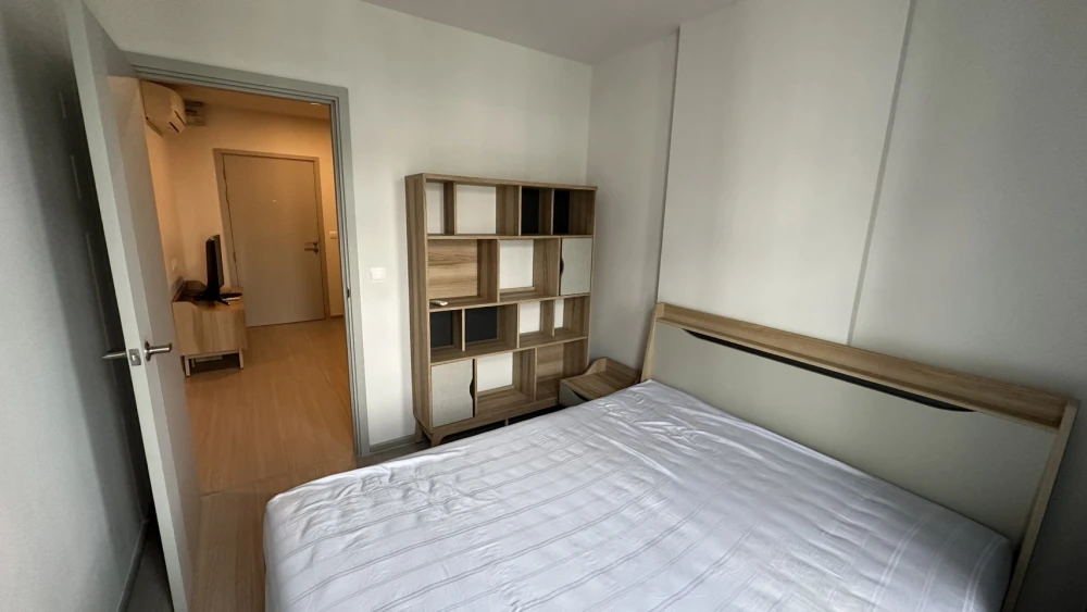 For sale, for rent Aspire Asoke - Ratchada, nice room, good location, fully furnished, just bring your bags and move in.