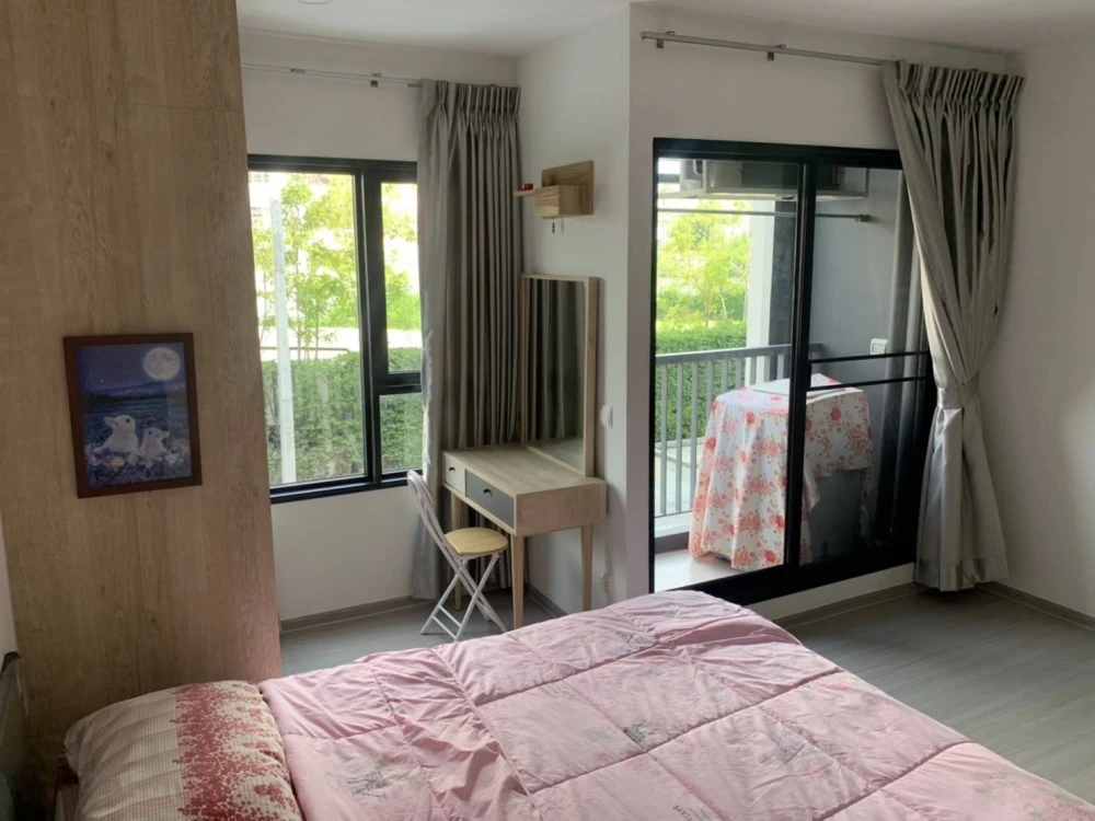 For sale or rent: Aspire Sukhumvit-Onnut, 2nd floor, nice room, fully furnished, reserve now, urgent!