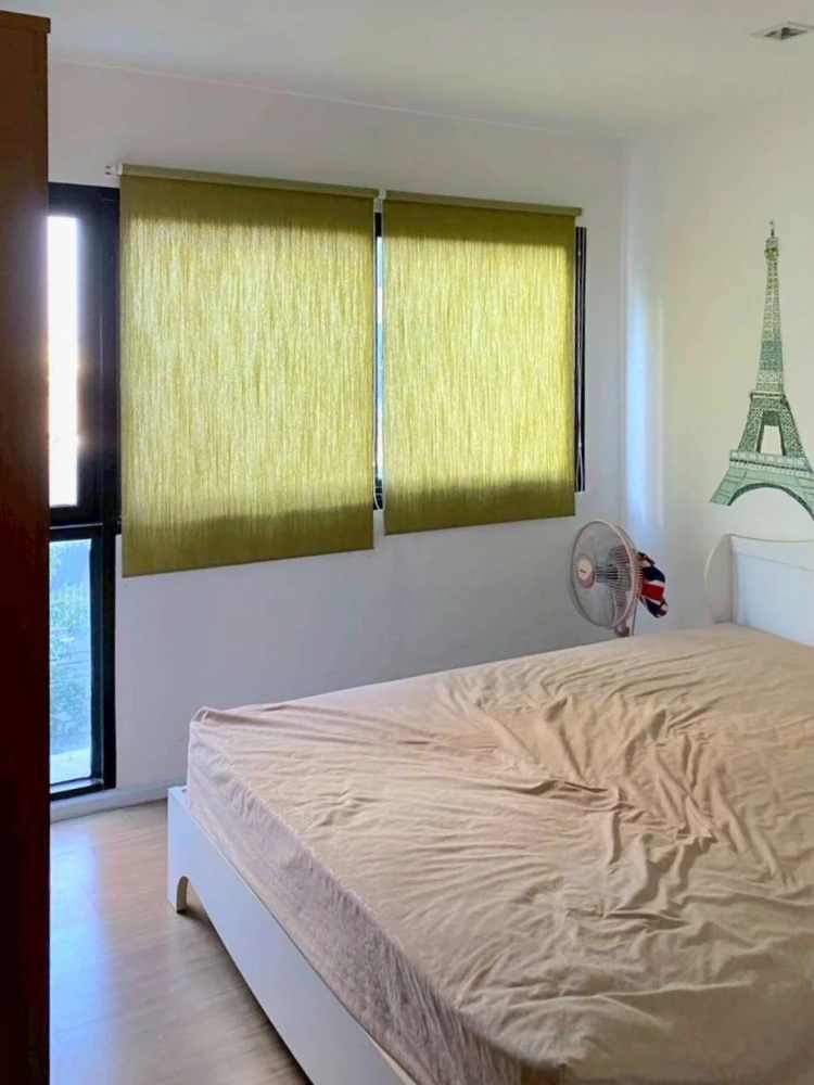 For sale, for rent B Republic Sukhumvit 101/1, 5th floor, pool and garden view, fully furnished room, nice to live in, reserve now!