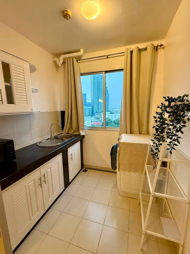 For sale or rent: City Home Sukhumvit 101. Spacious and comfortable rooms with well-divided spaces, unobstructed views, and a closed kitchen to reduce
