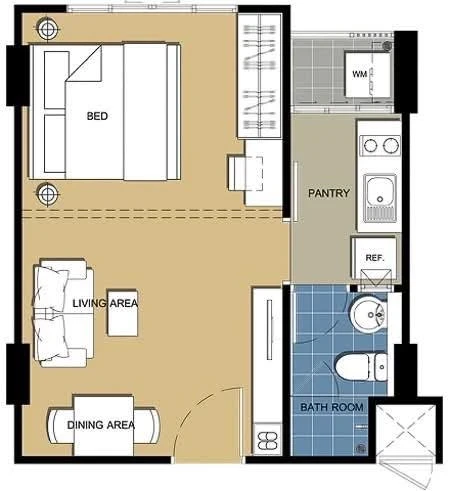 ขาย ให้เช่า D condo Ramkhamhaeng 64 ชั้น 6 ห้องแต่งครบ พร้อมอยู่ สนใจเป็นเจ้าของ รีบจองเลย