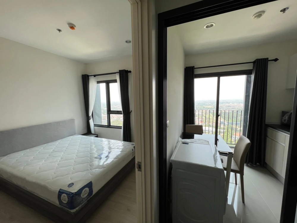 Sell for rent Dcon Prime Rattanathibet The room is ready Complete facilities Reserve quickly before the room is gone.