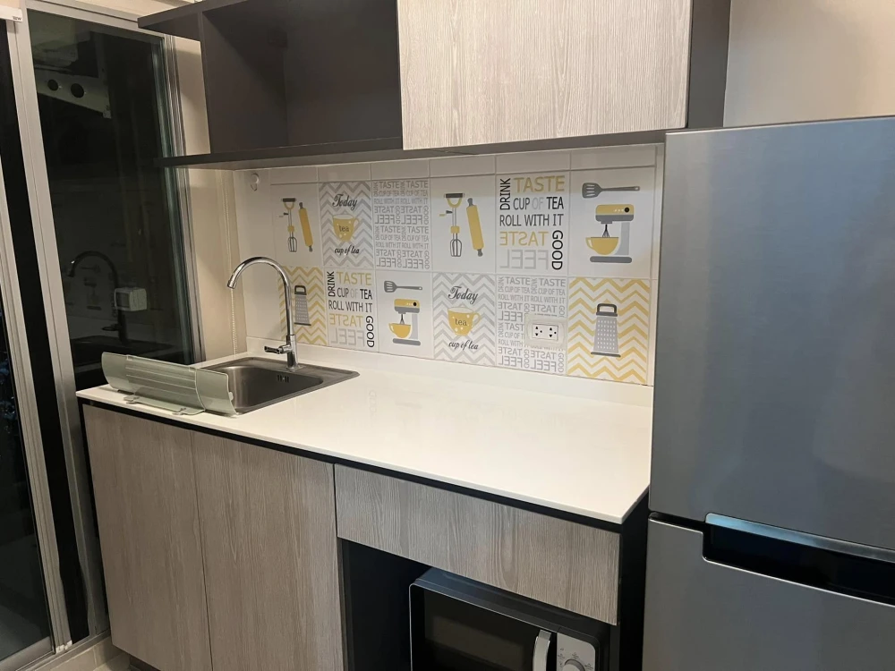 For sale, for rent dcondo Campus Dome Rangsit, 3rd floor, with furniture and appliances, ready to move in. Interested, hurry and reserve now.