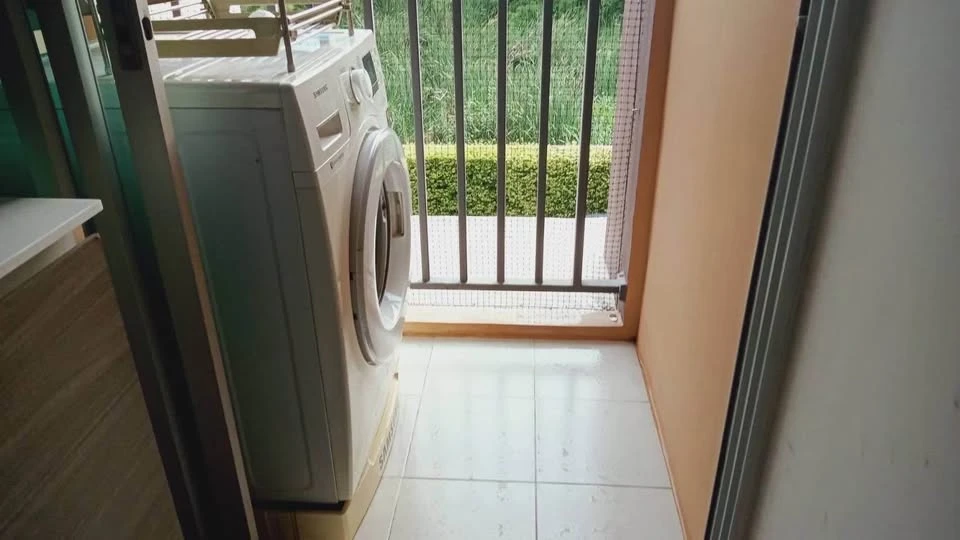 For sale, for rent, dcondo Campus Resort Rangsit, Phase 1, partitioned room, fully furnished, nice to live in, reserve now before you miss out.