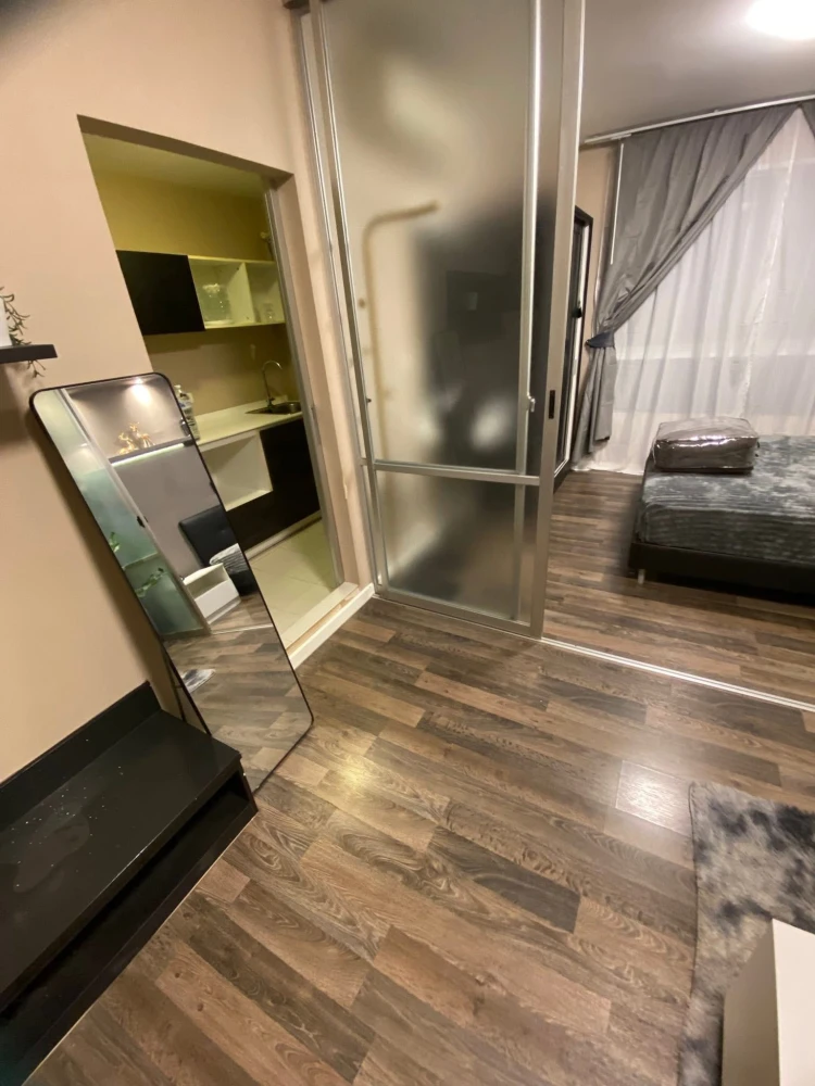 For sale or rent: Dcondo Sukhumvit 109, 3rd floor, lovely unit with stylish, coordinated decor. Prime location. Book now!