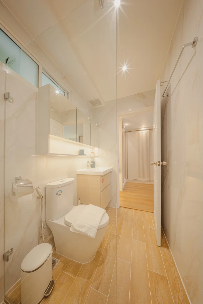 For sale or rent: Fortune Condo Town 2. Beautifully decorated unit with built-in furniture throughout. Pool view. Spacious living area. Don't miss out