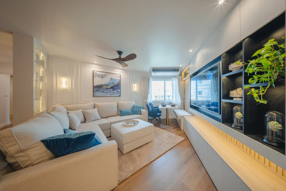 For sale or rent: Fortune Condo Town 2. Beautifully decorated unit with built-in furniture throughout. Pool view. Spacious living area. Don't miss out
