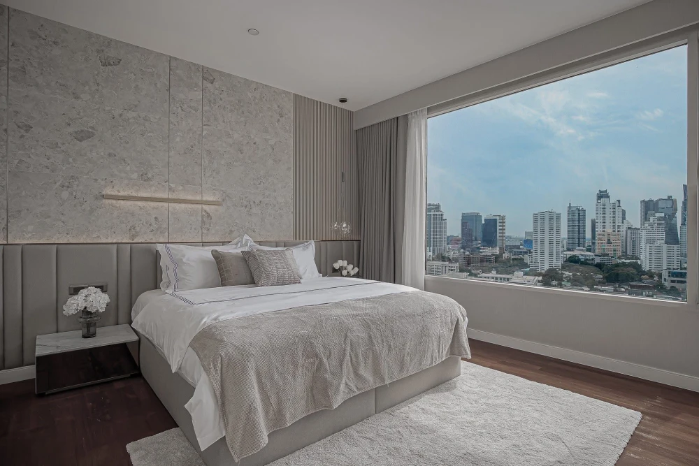 For sale or rent: Hampton Thonglor 10, open and airy views from every room, fully furnished and ready to move in by a professional interior design tea