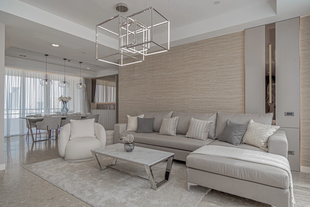 For sale or rent: Hampton Thonglor 10, open and airy views from every room, fully furnished and ready to move in by a professional interior design tea