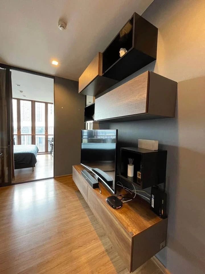 For Sale/Rent: HASU HAUS Building B, 7th Floor (Top Floor). Built-in SB furniture. 1 Bedroom + Living Room with Sliding Glass Doors. Book Now!