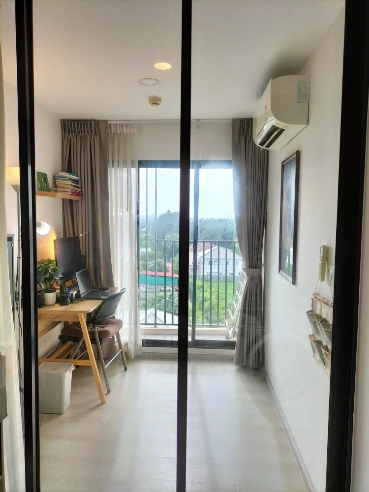 For Sale/Rent: Kensington Phahonyothin 63 Rare Unit! Corner room, 1 Bed Plus, corner room on the 7th floor, no room opposite, quiet atmosphere, very p