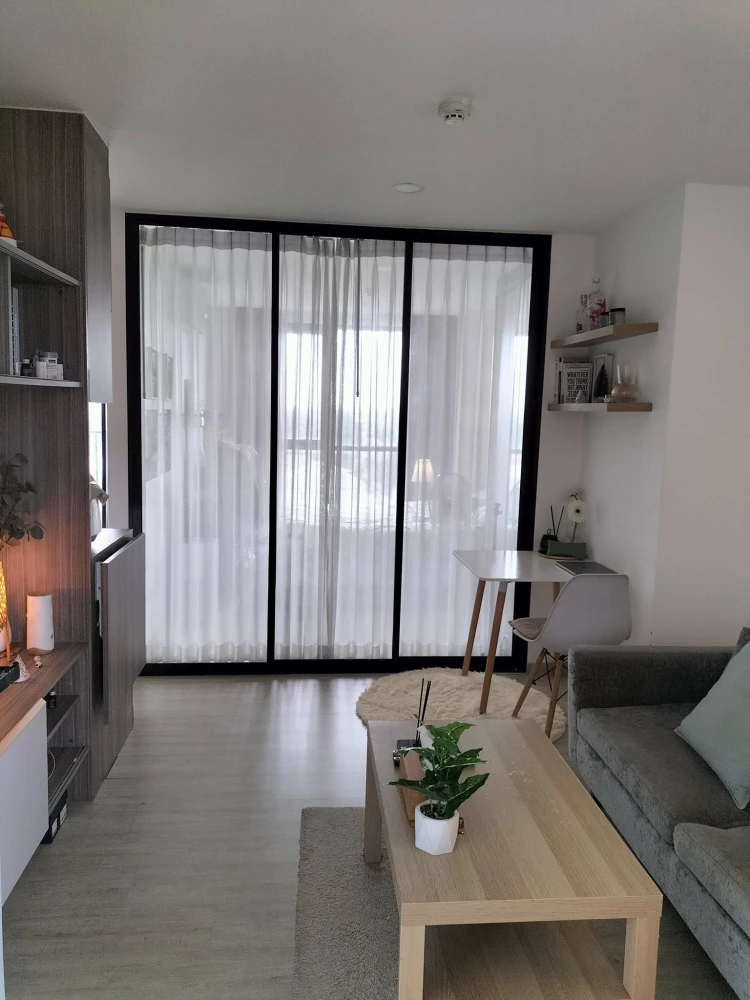 For Sale/Rent: Kensington Phahonyothin 63 Rare Unit! Corner room, 1 Bed Plus, corner room on the 7th floor, no room opposite, quiet atmosphere, very p