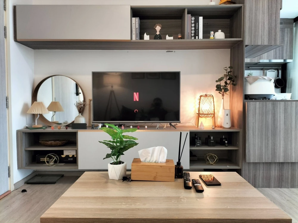For Sale/Rent: Kensington Phahonyothin 63 Rare Unit! Corner room, 1 Bed Plus, corner room on the 7th floor, no room opposite, quiet atmosphere, very p