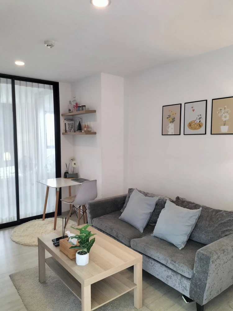 For Sale/Rent: Kensington Phahonyothin 63 Rare Unit! Corner room, 1 Bed Plus, corner room on the 7th floor, no room opposite, quiet atmosphere, very p