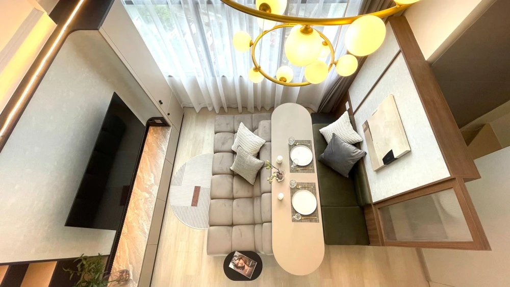 For sale or rent: KnightsBridge Prime Sathorn, beautifully decorated room, loft style, high ceiling, 25th floor, great view, hurry and reserve now!