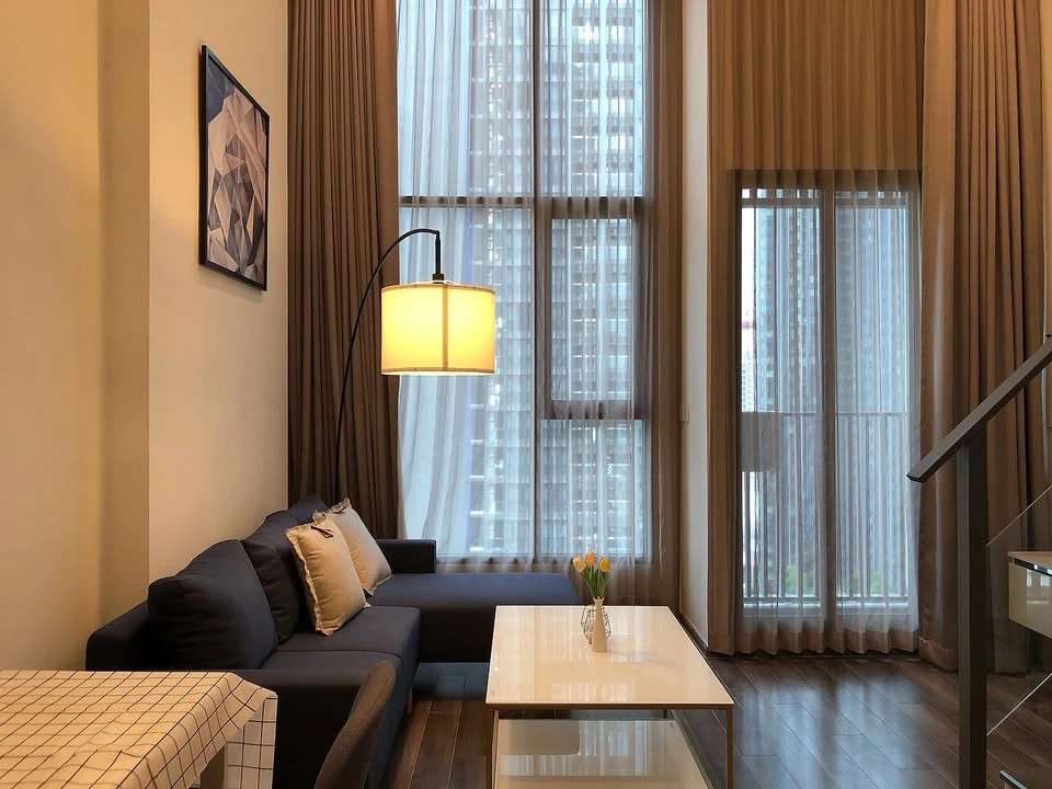 For sale or rent: KnightsBridge Space Rama 9, fully furnished, ready to move in, complete amenities, good price, reserve now!