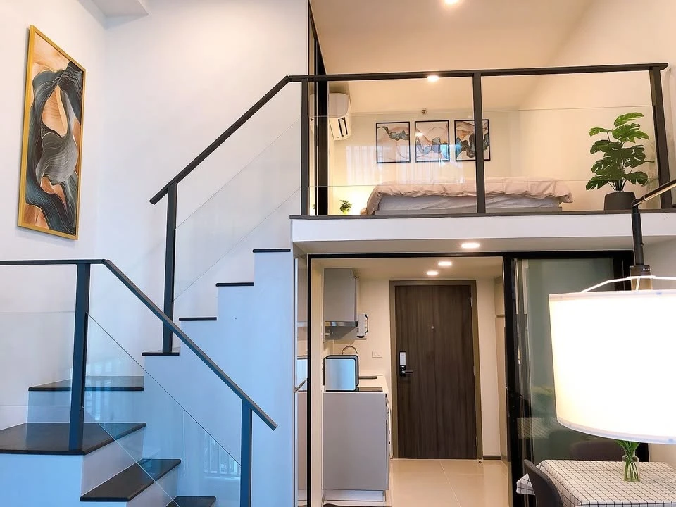 For sale or rent: KnightsBridge Space Rama 9, fully furnished, ready to move in, complete amenities, good price, reserve now!