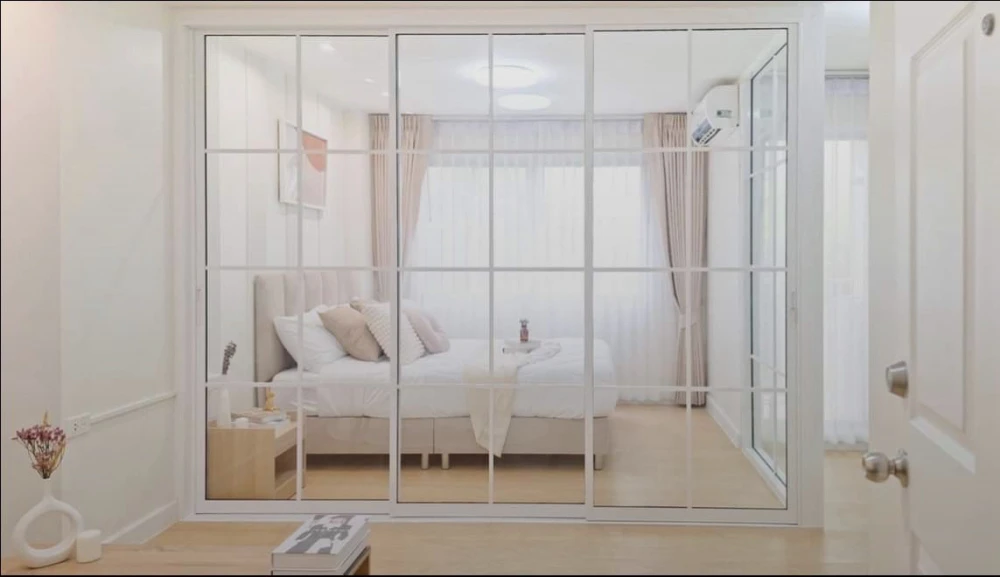 For sale, for rent LUMPINI CONDOTOWN RAMINDRA - LAKSI, beautifully decorated room, tone control, comes with complete facilities, don't miss it.
