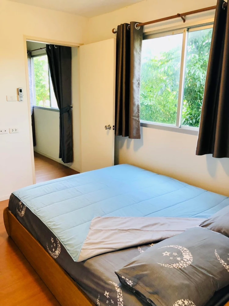For sale, for rent Lumpini CondoTown Romklao – Suvarnabhumi, 2nd floor, fully furnished room, ready to move in, reserve now