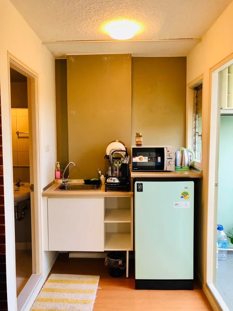 For sale, for rent Lumpini CondoTown Romklao – Suvarnabhumi, 2nd floor, fully furnished room, ready to move in, reserve now