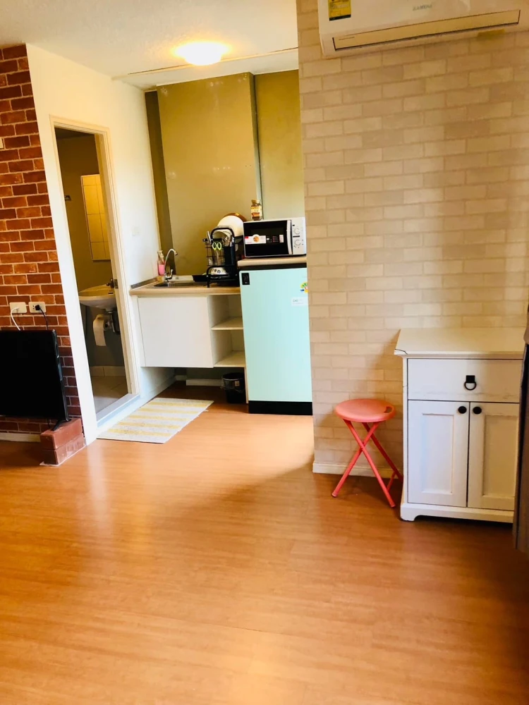For sale, for rent Lumpini CondoTown Romklao – Suvarnabhumi, 2nd floor, fully furnished room, ready to move in, reserve now