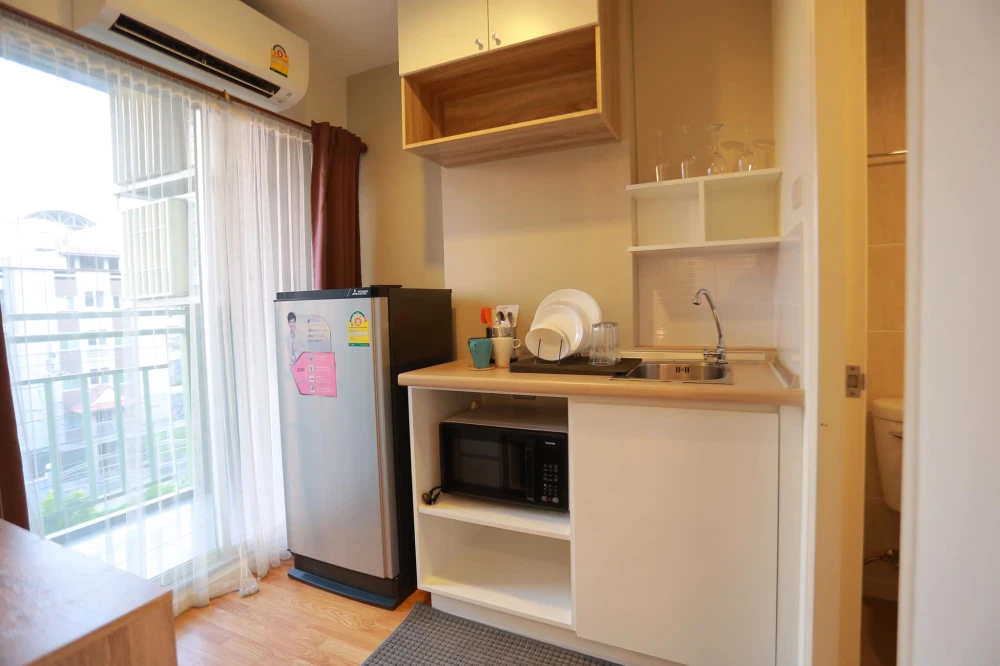 For sale, for rent Lumpini Mixx Thepharak-Srinakarin, 1 bedroom, 1 bathroom, fully furnished, just bring your bags and move in.